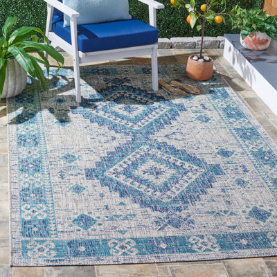 Tapis oriental d'intérieur / extérieur Amarien Performance