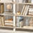 5 Tier Large Book Shelf, Bookcase Home Office Open Bookshelf,Shelves For Living Room, Office Shelf,Vintage Industrial Style Bookshelf With White Metal Frame, White-40314495