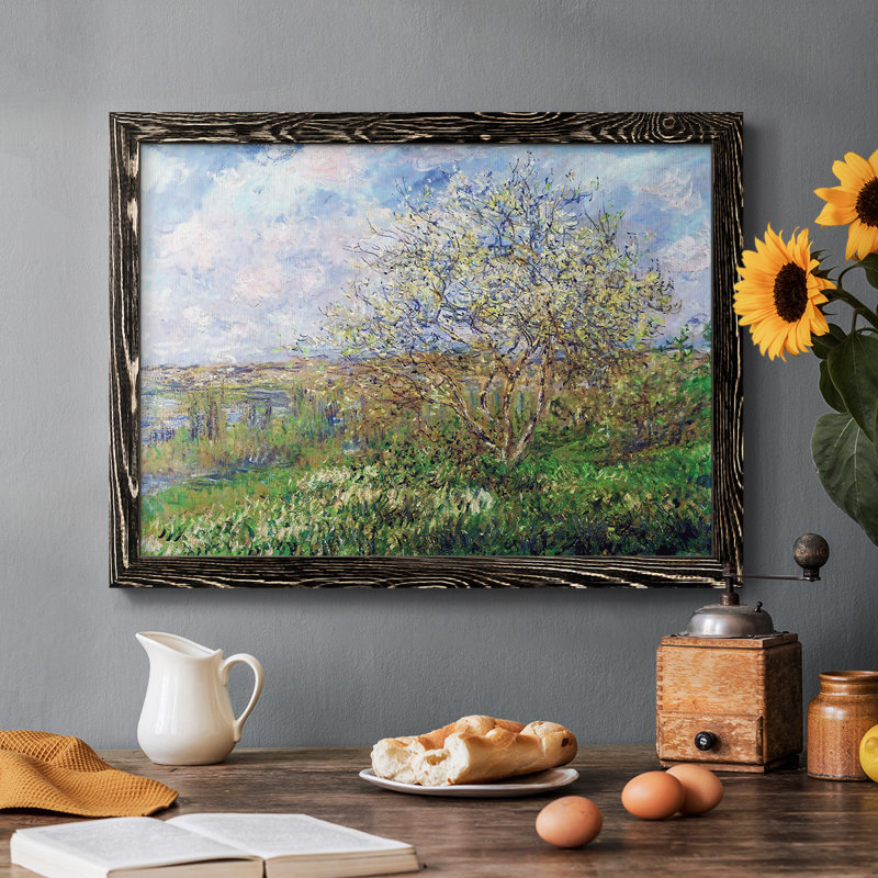 Springtime, 1880, reproduction d'art sur toile, H 14 po x l 20 po x P 1,5 po, Noir
