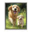 Cadre flottant père et fils Labrador, design par Momart-816654160-816654162