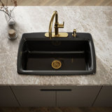 Cape Dory® 33" L x 22" W x 9-5/8" Top-Mount Single-Bowl Kitchen Sink