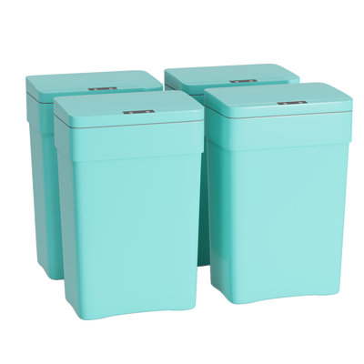 Poubelle de cuisine 13 litres avec couvercle en plastique 13 gallons avec couvercle