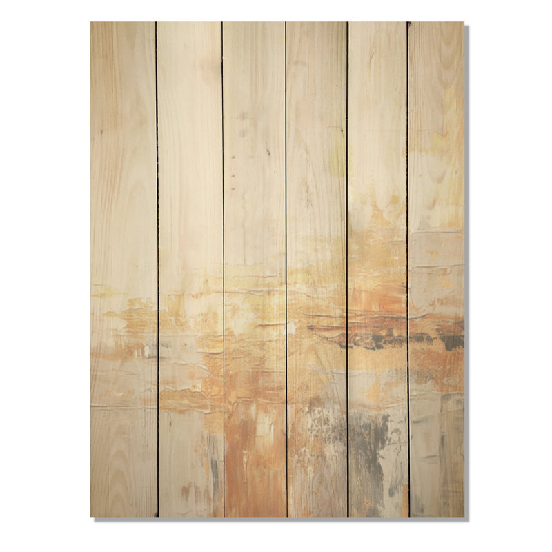 Prairies majestueuses prairies I - prairies, art sur bois de pin naturel, H 32 po x l 24 po