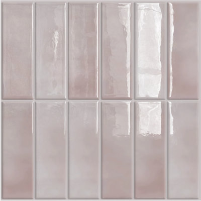 Carrelage mosaïque auto-adhésif en vinyle 12 po x 12 po pour dosseret de cuisine, 10 feuilles