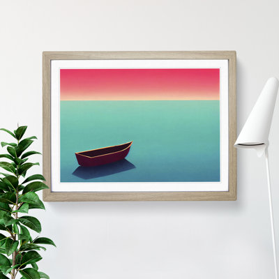 XH1022-6064X Modern Boat Vol.1 - Single Picture Frame Print