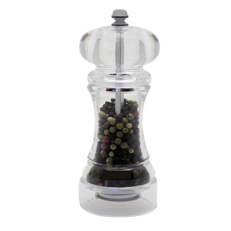 Acrylic Pepper Mill S/2-Rome