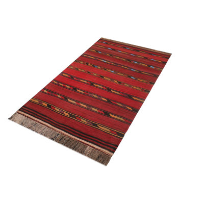 Bahjat Wool Striped Rug