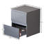 Oslo 3 Piece Bedroom Set (2 Drawer Bedside Chest, 4 Drawer Chest, 3 Door 2 Drawer Wardrobe), (100% FSC)-347473158