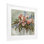 Bouquet de roses assorties, reproduction sous verre, conception par Annie Quigley