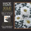 «Bright White Flowers I», reproduction encadrée - bois massif-1158721504-1158721532