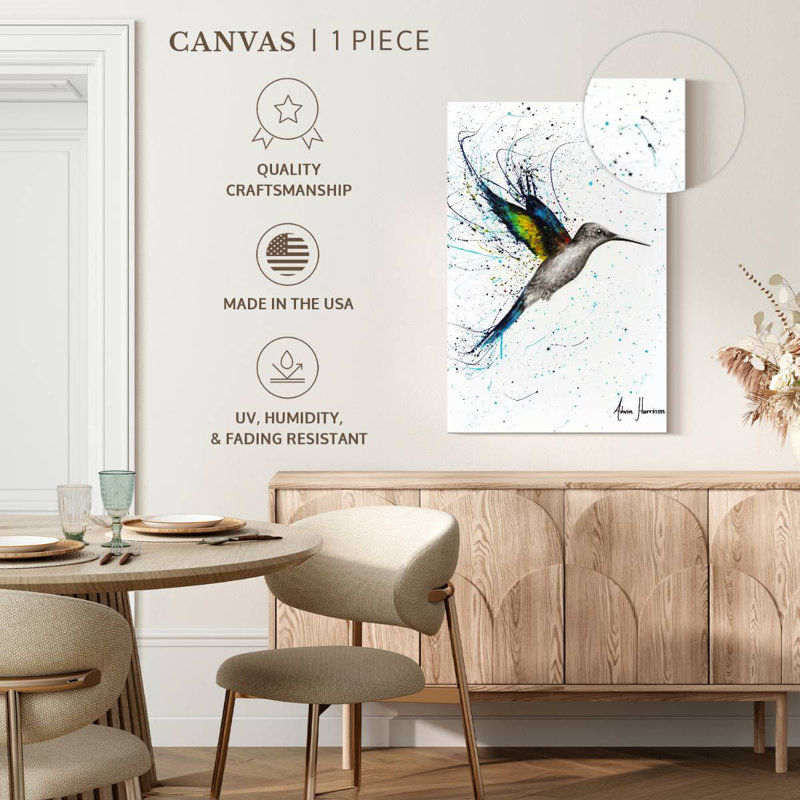 Brampt Happy Hummingbird, 24" H x 16" W