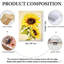 Tournesol, art mural sur toile, tournesol rétro, floral jaune, cadre en bois massif, 16 po x 24 po