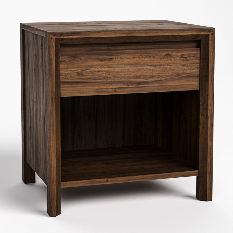 Saranac 1 - Drawer Solid Wood Nightstand