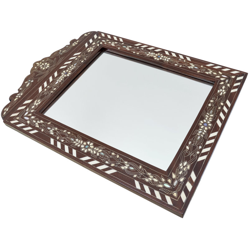 Syrian Arch Solid Wood Wall Mirror