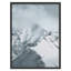 Large Large Range Covered in Snow Nature Wilderness - photographie avec cadre photo-75220479