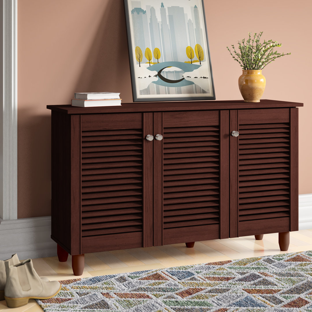 Morgan 15 Pair Shoe Storage Cabinet