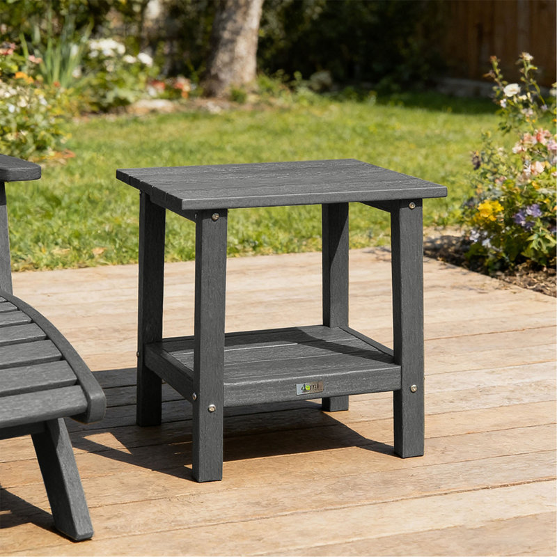 Chaises longues d'extérieur en PEHD pour l'extérieur, Gray