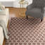 Tapis brun clair à motif géométrique Molly-771404793
