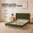 Eriksay Low Profile Upholstered Platform Bed with Wingback Headboard-1683457354-1646651963