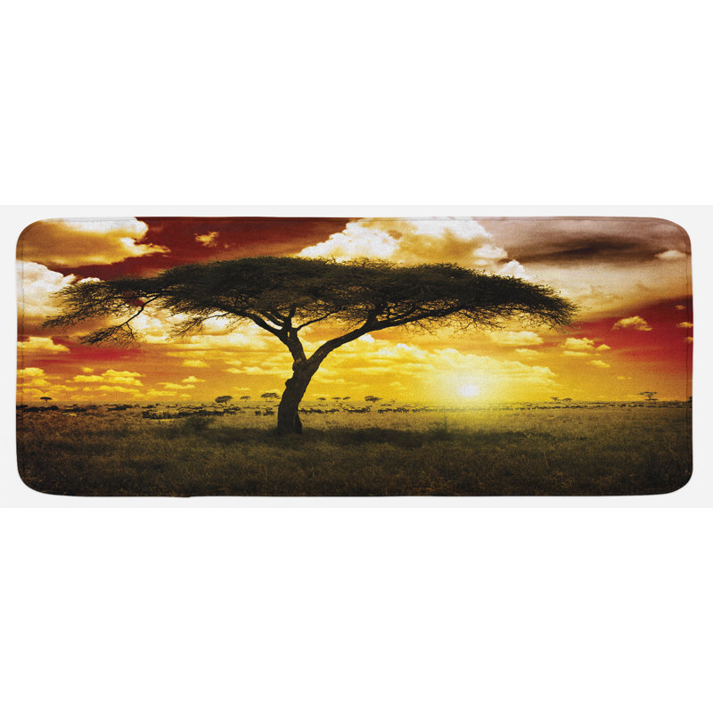 Tapis de cuisine safari