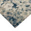 White Blue Contemporary Wool Silk Blend Rug - 8' x 10'
