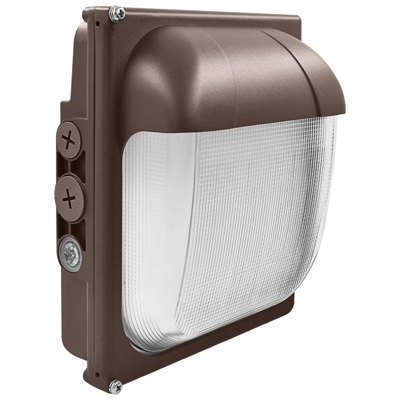 20/40/60W LED Wall Pack Light Photocell 3CCT 3000K-5000K, 2400-7200LM, Dusk To Dawn LED Outdoor Lighting IP65 120-277V Dimmable Frosted Lens