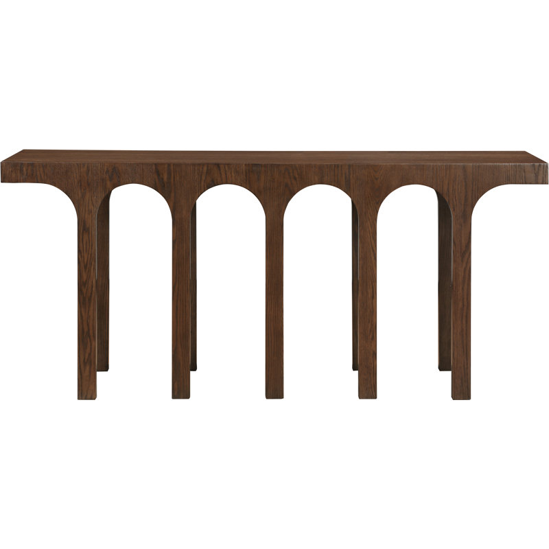 Brint 70'' Solid Wood Console Table, Brown