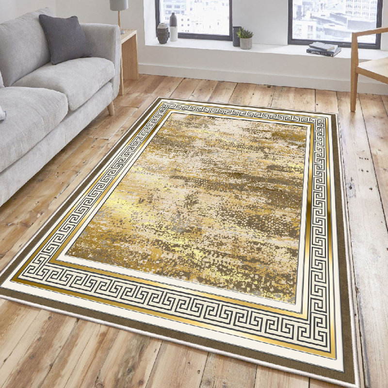 Luxurious Hall Carpet, 100% Velvet Fabric, 2.6 x 9.8 ft | Antibacterial & Non-Slip | 0.4 in Pile Height, Machine Washable | Durable Woven Design with 3D Digital Printing | Perfect for Home Entryways & Living Rooms
