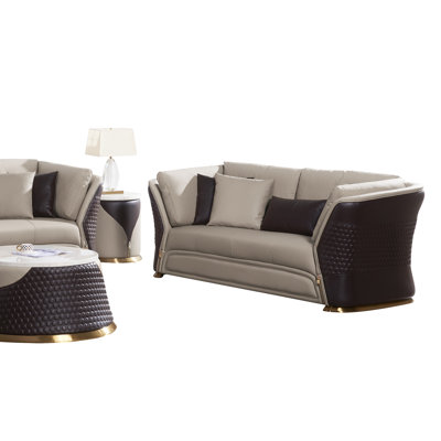 Leather Loveseat