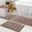 4 Piece Soft Absorbent Microfiber Bath Rug Set With Non-Slip Backing-217631241