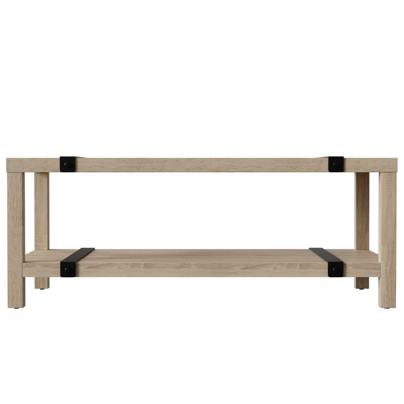 Raby Coffee Table, White Washed Oak
