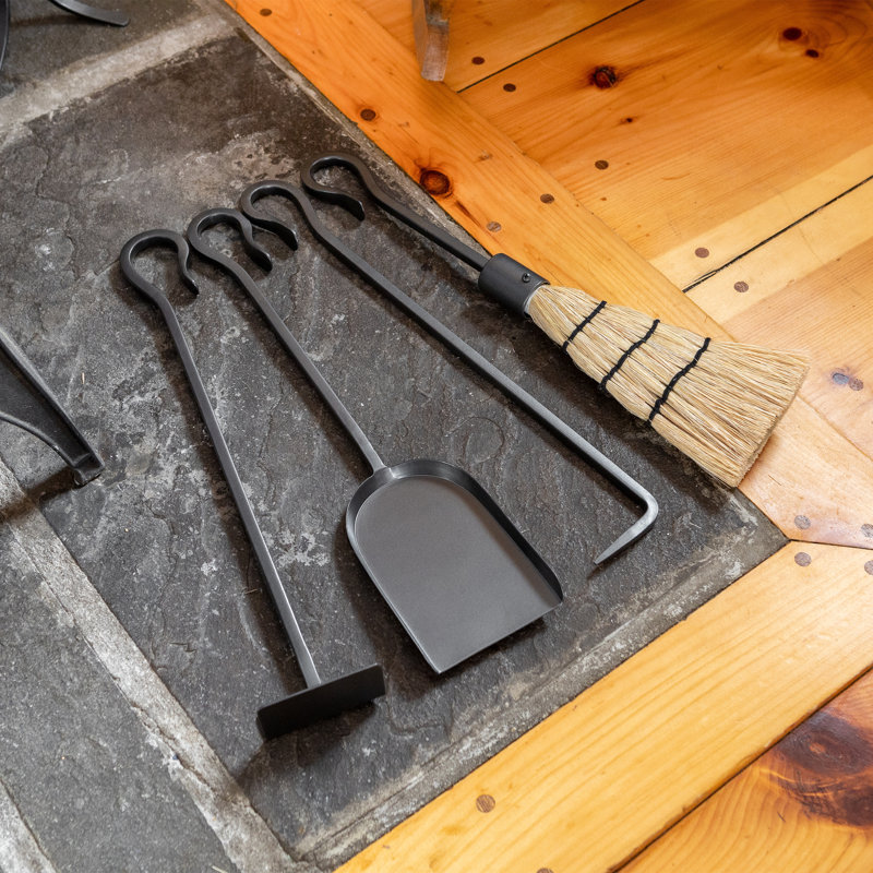 Iron Fireplace Tool Set