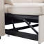 3-In-1 Convertible Sofa Bed With Cup Holders, Pillows And Storage Pocket Pullout Sectional Daybed-1427848793