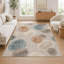 Tapis géométrique Ceajay ACN3085 lavable à la machine pour l'intérieur et l'extérieur-145386605-145386606
