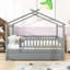 Lit double en bois avec lit gigogne simple-507572707