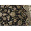 Tapis oriental noir Indo-nain 9x12