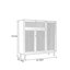 Armoire de rangement pour chaussures en rotin tissé-98601563