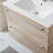 Alnitak 30” Wood Grain Modern Wall Mounted Single Bathroom Vanity Set