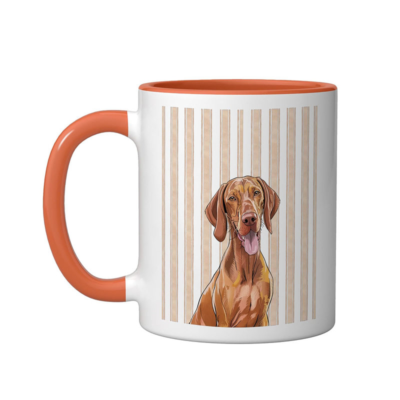 Ceramic Coffee Mug, Orange