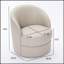 Fauteuil d'appoint pivotant en cuir Top-Spin, pivotant à 360 °, design Mid-Century moderne pour le confort du salon et du bureau-1745767707