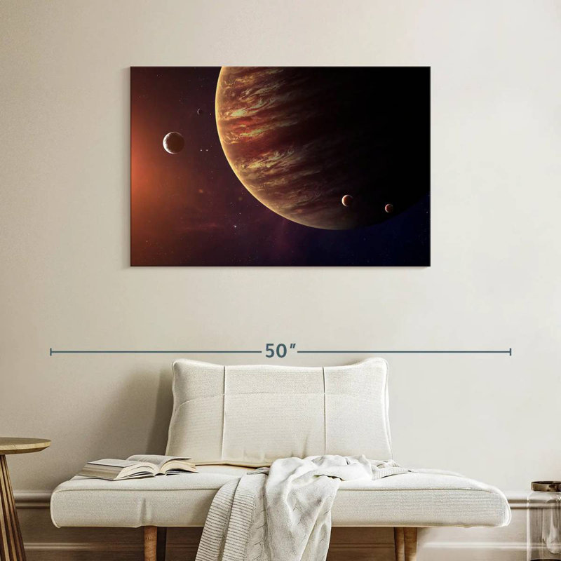 Oberle Jupiter From Space, 26" H x 39" W