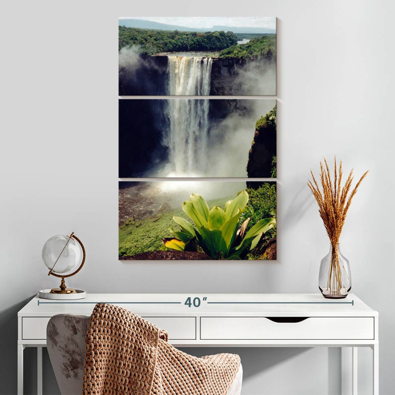 Alvord View Of Kaieteur Falls, 32" H x 20" W