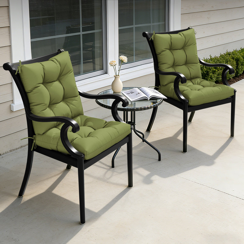 Indoor And Outdoor 5"  Seat/Backcushion, Light Green