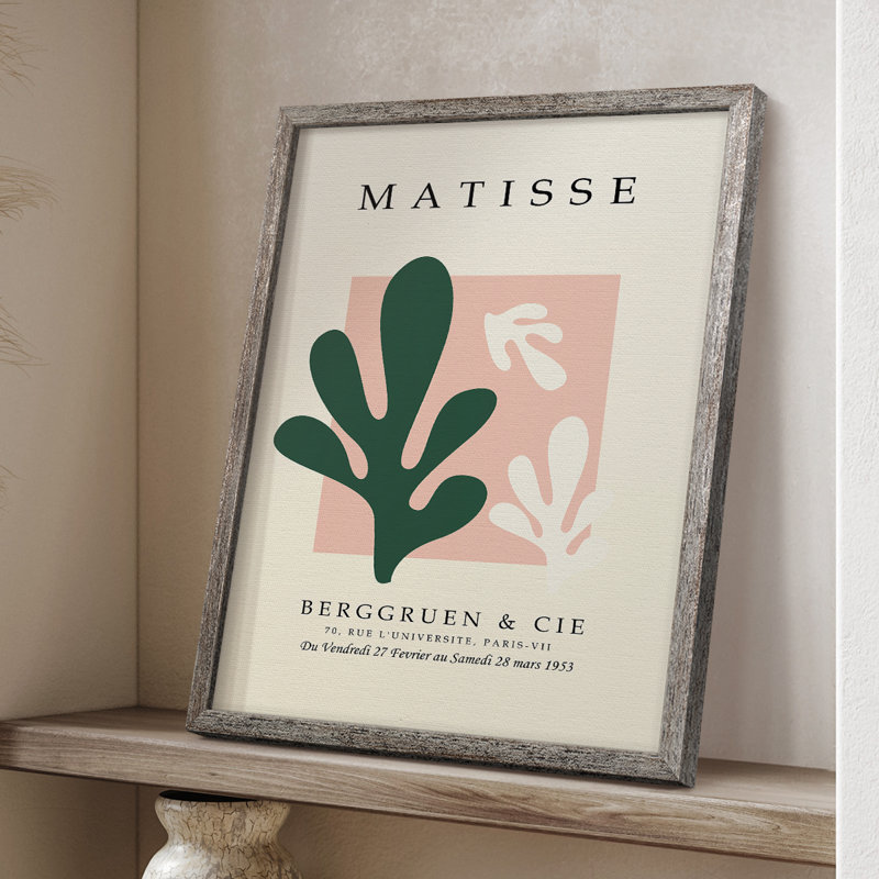 Matisse CCCLI Framed Print Framed Print - Solid Wood, 11" H x 9" W