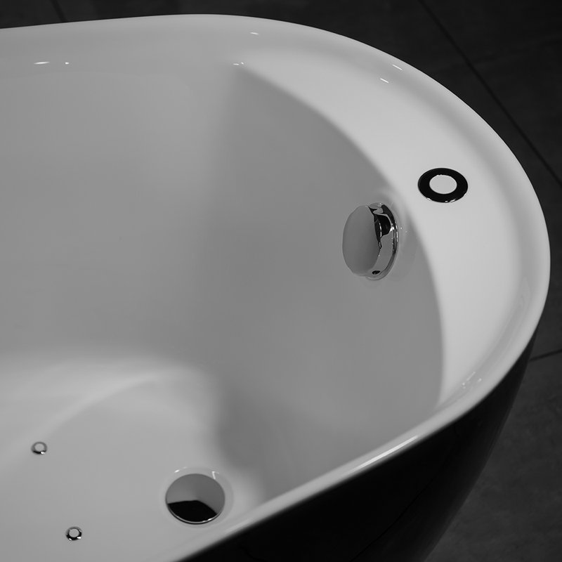 Baignoire autoportante 67 "x 32", Noir