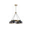 Lustre - abat-jour en métal 4 lumières