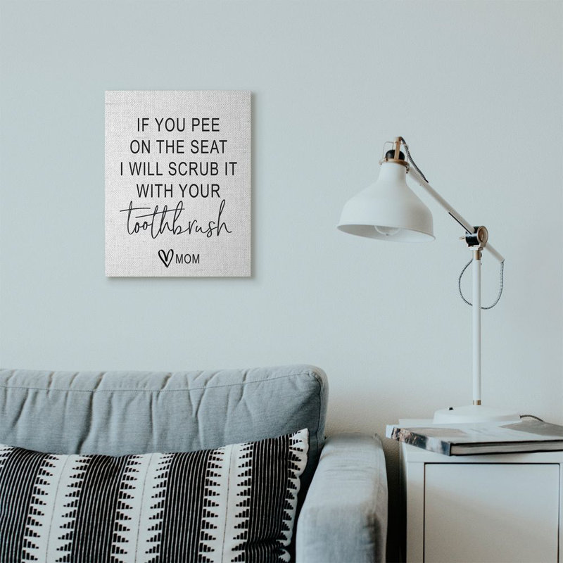 « pee on place », art de texture, Toile tendue, H 20 po x l 16 po x P 1,5 po