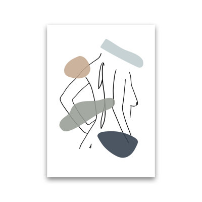 Female Side Pose Stains - Print