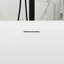 66 Inch Glossy White Acrylic Freestanding Soaking Bathtub