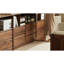 Armoire d'appoint en noyer noir du sol au plafond